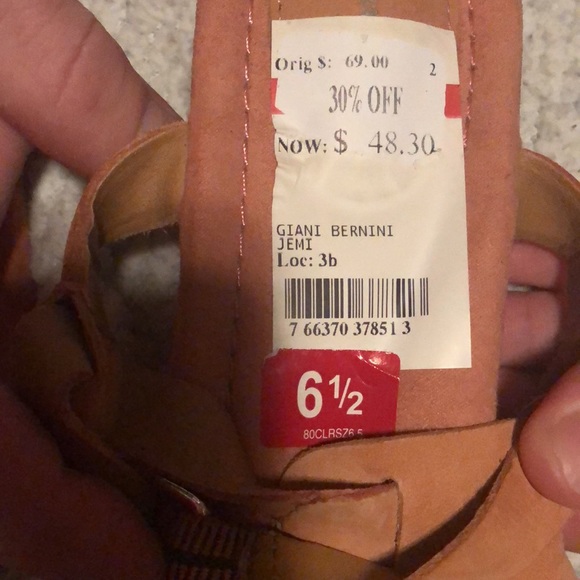 Giani Bernini leather sandal size 6.5 - Picture 5 of 5
